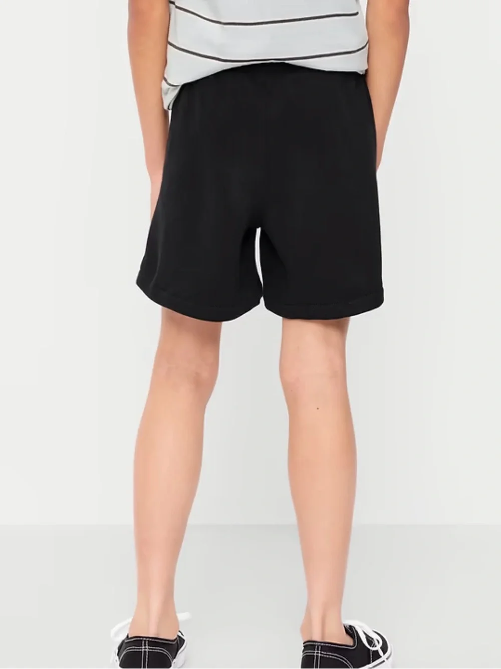 Old Navy Black Elastic Waist Shorts with Drawstring - Picture 2 of 7